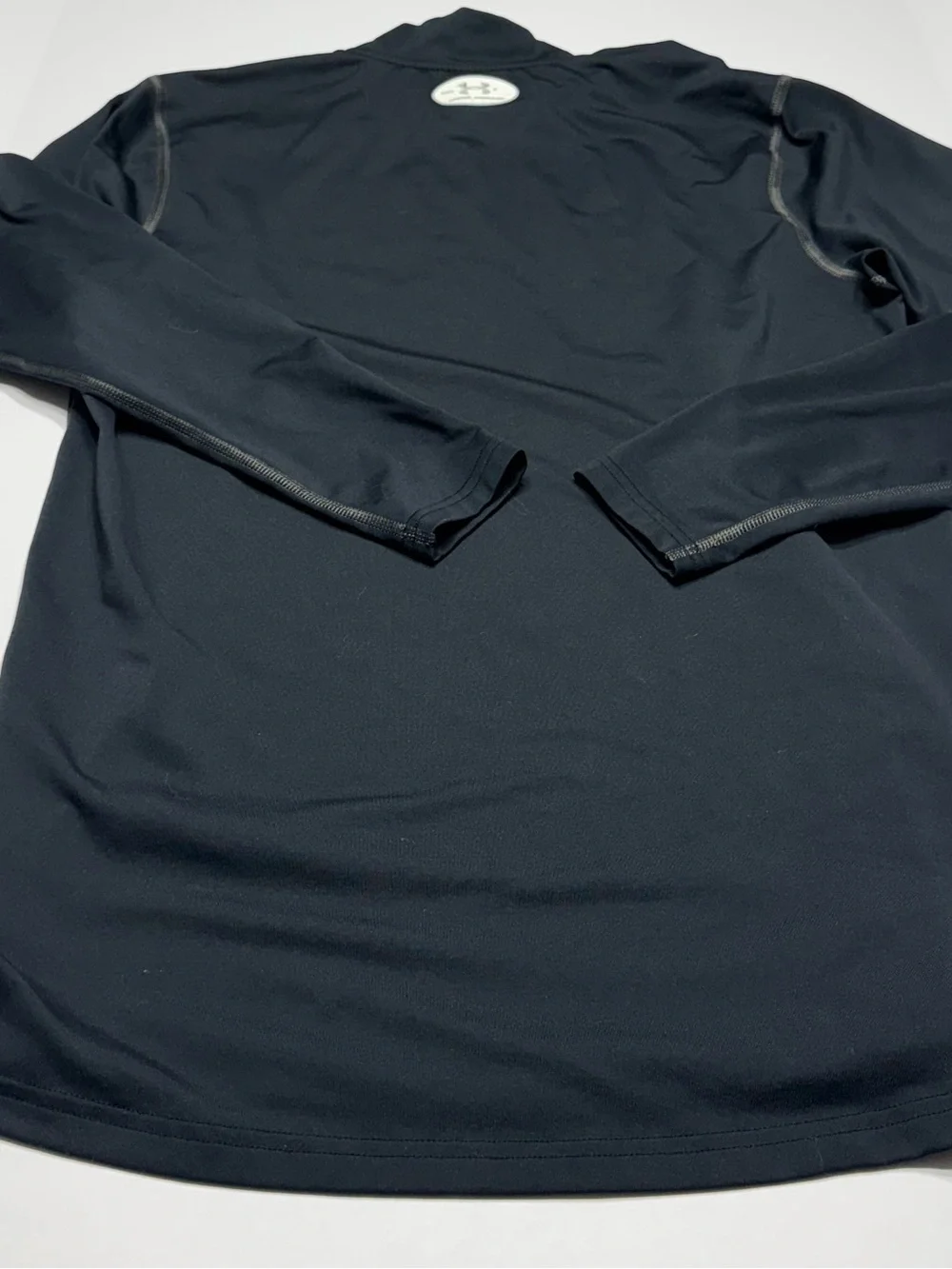 Under Armour Men’s ColdGear Mock Neck Long Sleeve Shirt - Black
